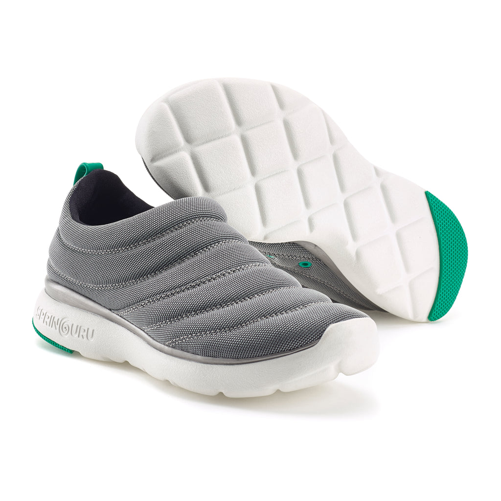 Springuru Pocket Spring Slip-On Sneakers - Grey