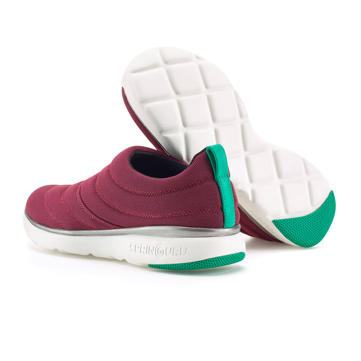Springuru Pocket Spring Slip-On Sneakers - Red